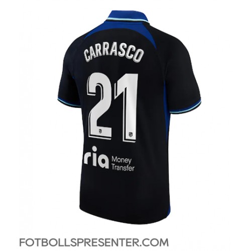 Atletico Madrid Yannick Carrasco #21 Borta Matchtröja 2022-23 Kortärmad Atletico Madrid Yannick Carrasco #21 Borta Matchtröja 2022-23 Kortärmad